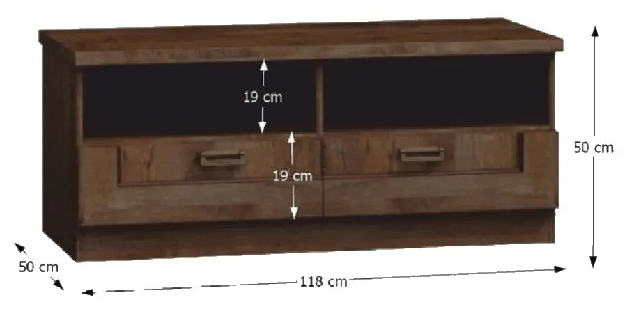 Tumba pentru TV Tempo Kondela Tedy Typ T11 (Lefkas Oak)