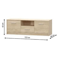 Tumba pentru TV Mobhaus Teyo 2D1S (Sonoma Oak) Thumb