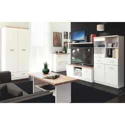 Тумба РТВ Tempo Kondela Topty (White/Sonoma Oak) Thumb