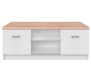 Tumba pentru TV Tempo Kondela Topty (White/Sonoma Oak)