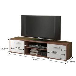 Tumba pentru TV Mobhaus Zuno New 02 (Plum/White) Thumb
