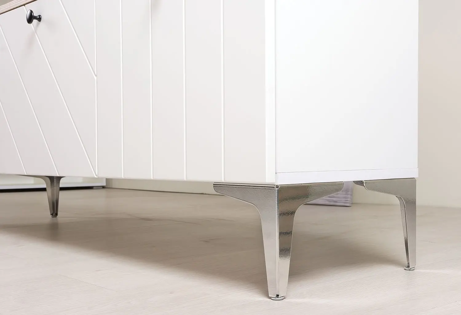 Тумба РТВ Mobi 13.267.03 (Шагрень Белый/Альберо/Милк Софт) - 3