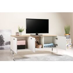 Тумба РТВ Mobi 13.267.03 (Шагрень Белый/Альберо/Милк Софт) Thumb