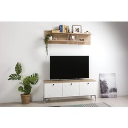 Тумба РТВ Mobi 13.267.03 (Шагрень Белый/Альберо/Милк Софт) Thumb