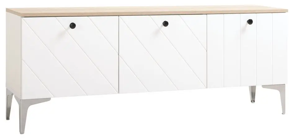 Тумба РТВ Mobi 13.267.03 (Шагрень Белый/Альберо/Милк Софт)