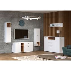 Tumba pentru TV Mobi Bel 10.91 (Craft Oak Golden/Premium White) Thumb