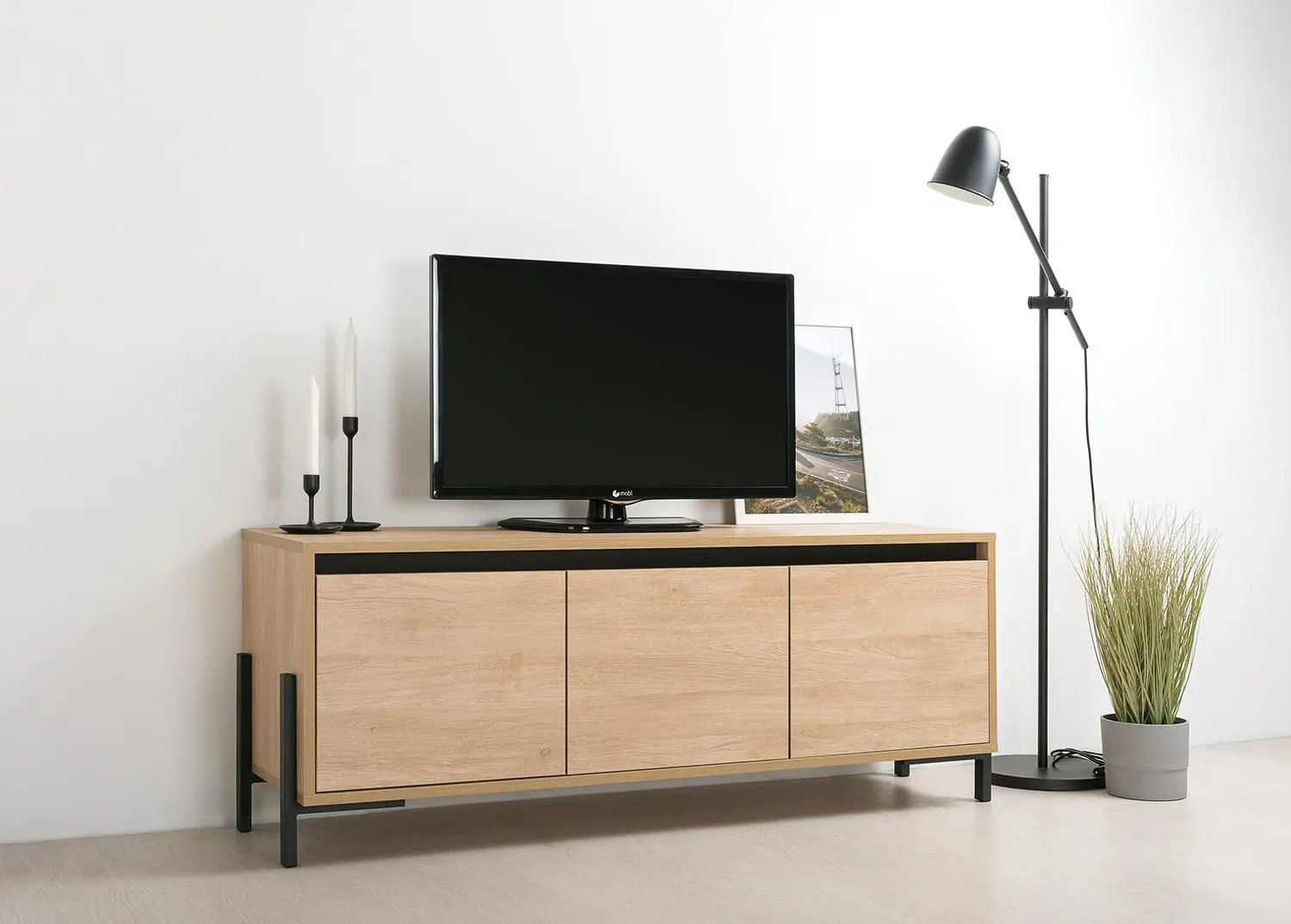 Tumba pentru TV Mobi Kvadro 13.275 (Santiago Oak)