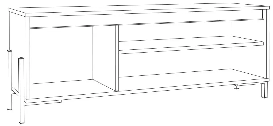 Tumba pentru TV Mobi Kvadro 13.275 (Santiago Oak)
