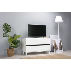 Tumba pentru TV Mobi Kvadro 13.277 (White Shagreen) Thumb