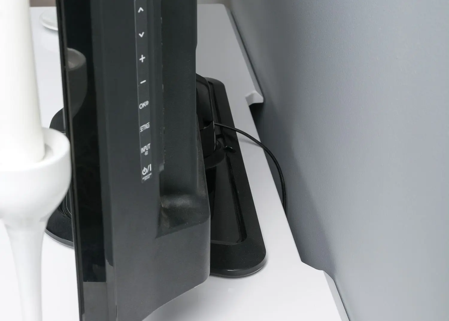 Тумба РТВ Mobi Спейс 13.269 (Белый Премиум/Белый Глянец) - 5