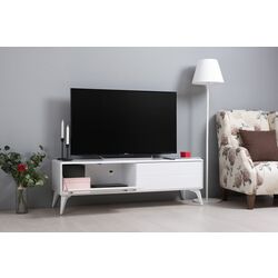 Tumba pentru TV Mobi Speys 13.64 (Premium White/Gloss White) Thumb