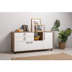 Tumba pentru TV Mobi Vintaj 13.283.07 (Tobacco Craft Oak/Milk Soft) Thumb