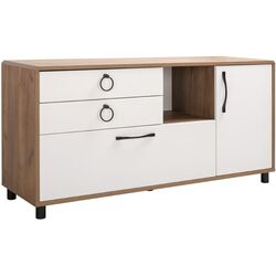 Tumba pentru TV Mobi Vintaj 13.283.07 (Tobacco Craft Oak/Milk Soft)