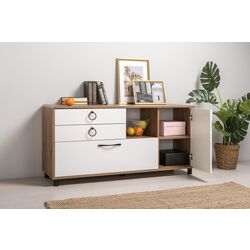 Tumba pentru TV Mobi Vintaj 13.283.07 (Tobacco Craft Oak/Milk Soft) Thumb