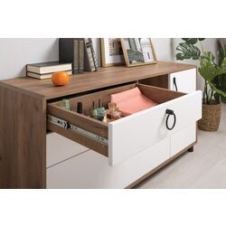 Tumba pentru TV Mobi Vintaj 13.283.07 (Tobacco Craft Oak/Milk Soft) Thumb