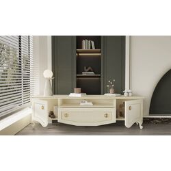 Тумба РТВ ModaLife Hurrem 205 (White/Gold) Thumb