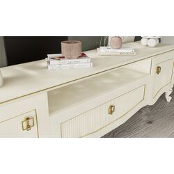 Тумба РТВ ModaLife Hurrem 205 (White/Gold) Thumb