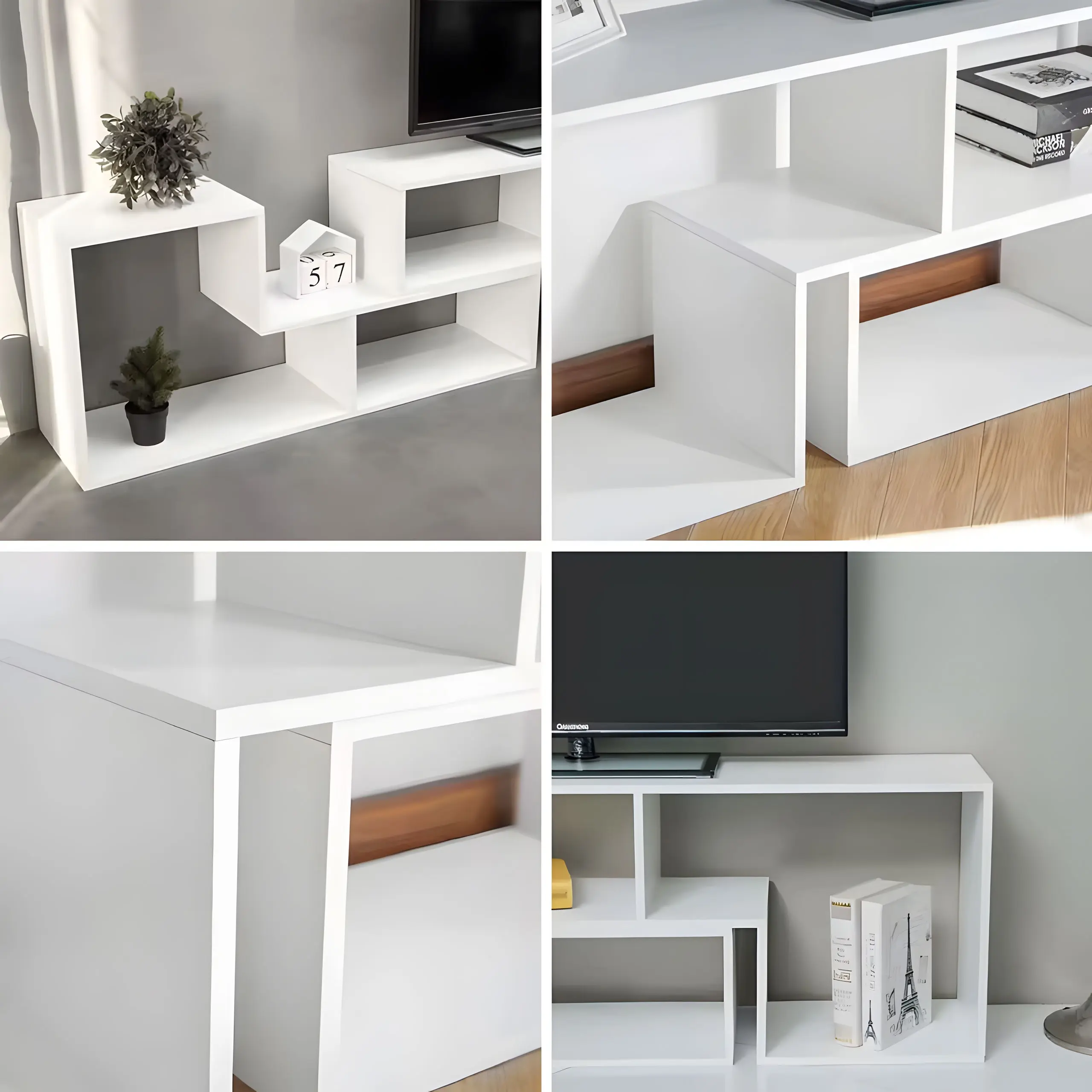 Tumba pentru TV Modern Home CH241115 (White)