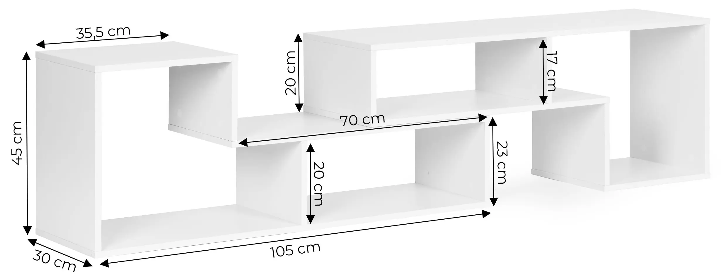 Tumba pentru TV Modern Home CH241115 (White)
