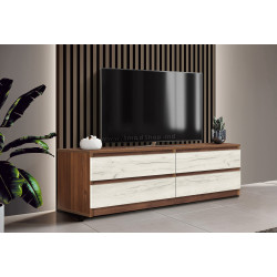 Tumba pentru TV Modern Komfi TV1 150cm (Brandy Castello Oak/Craft Oak White)
