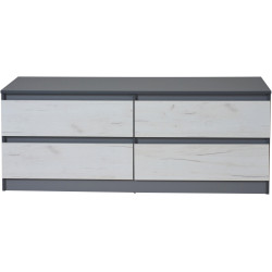 Тумба РТВ Modern Komfi ТВ1 150cm (Slate Gray/Craft Oak White) Thumb