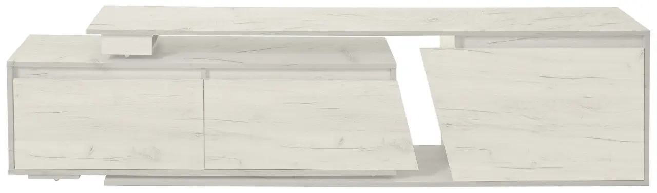 Tumba pentru TV Modern Komfi TV2 210+70 (Craft Oak White)