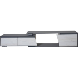 Tumba pentru TV Modern Komfi TV2 210+70 (Slate Gray/Craft Oak White) Thumb