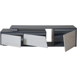 Tumba pentru TV Modern Komfi TV2 210+70 (Slate Gray/Craft Oak White) Thumb