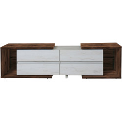 Тумба РТВ Modern Komfi ТВ3 160+100 (Brandy Castello Oak/Craft Oak White) Thumb