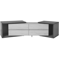 Tumba pentru TV Modern Komfi TV3 160+100 (Craft Oak White) Thumb