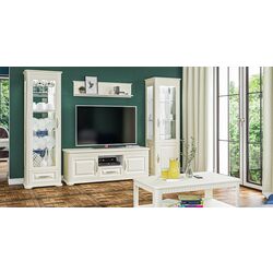 Tumba pentru TV Неман Marsel Krem МН-126-13(1) (Painted Wood/Cream) Thumb