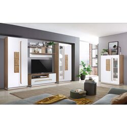 Tumba pentru TV Олмеко Dora 30.04-02 (Sonoma Oak/White Gloss) Thumb