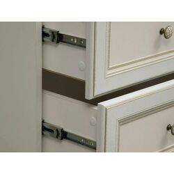 Tumba pentru TV Олмеко Elmira 40.05 (White/White Skin Patina) Thumb