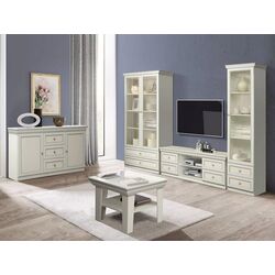 Tumba pentru TV Олмеко Elmira 40.05 (White/White Skin Patina) Thumb