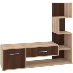 Tumba pentru TV Пехотин Bruno (Sonoma Oak/Nut) Thumb