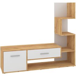 Tumba pentru TV Пехотин Bruno (Tahoe Oak/White) Thumb