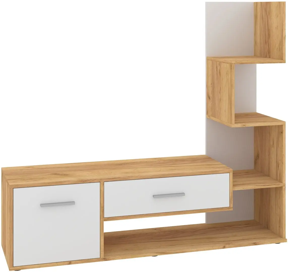 Tumba pentru TV Пехотин Bruno (Tahoe Oak/White)