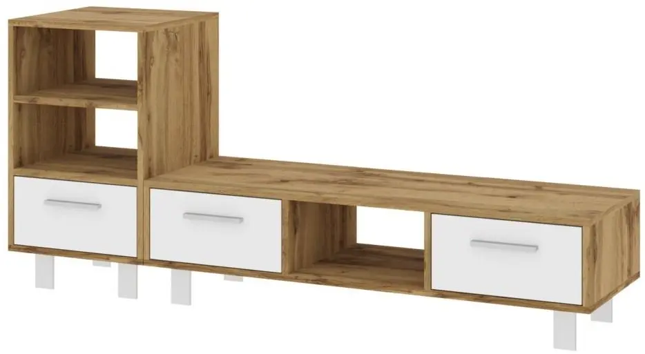 Tumba pentru TV Пехотин Monreal (Tahoe Oak/White)
