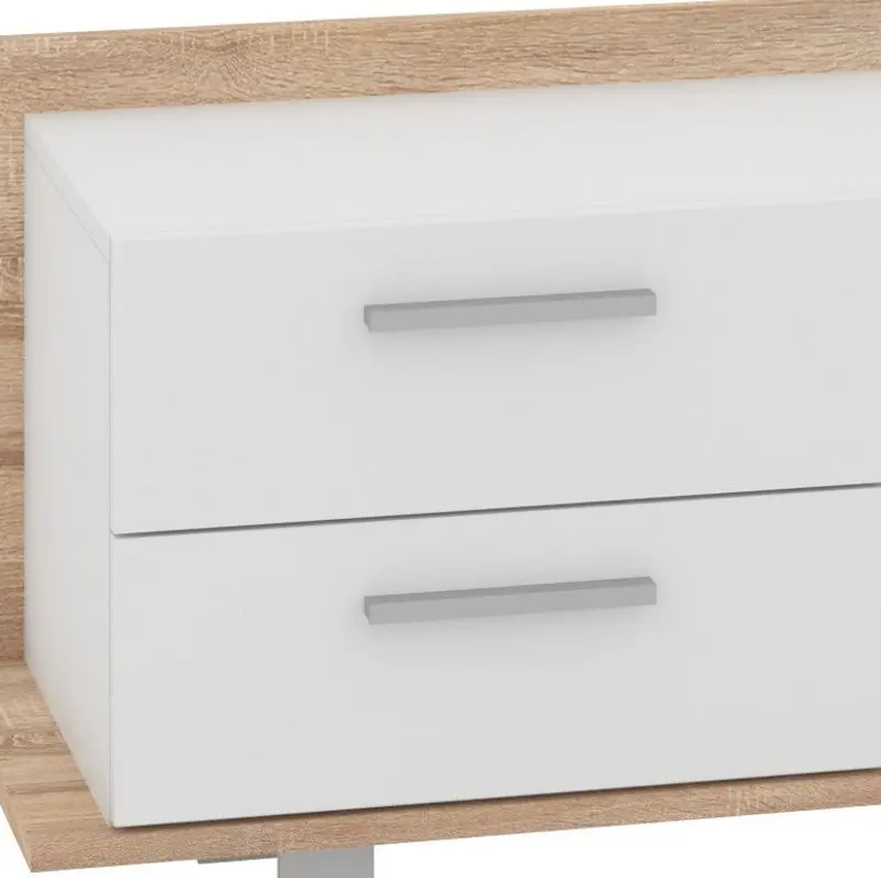 Tumba pentru TV Пехотин Palermo (Sonoma Oak/White) - 2