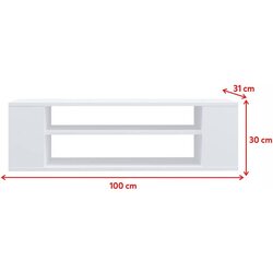 Tumba pentru TV Selsey Weri 100 (White) Thumb