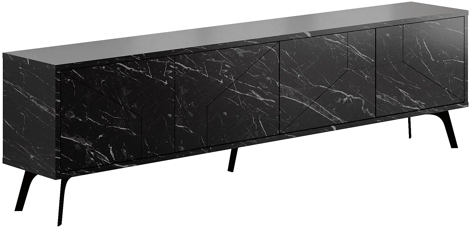 Тумба РТВ Showdeko Dune (Black Marble) - 3