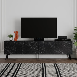 Tumba pentru TV Showdeko Dune (Black Marble)