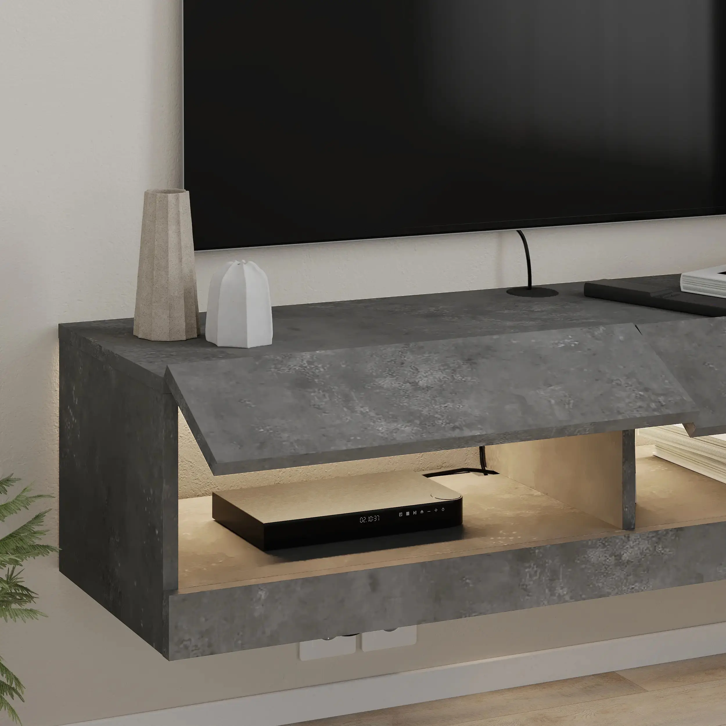 Тумба РТВ Showdeko Moon (Retro Grey) - 3