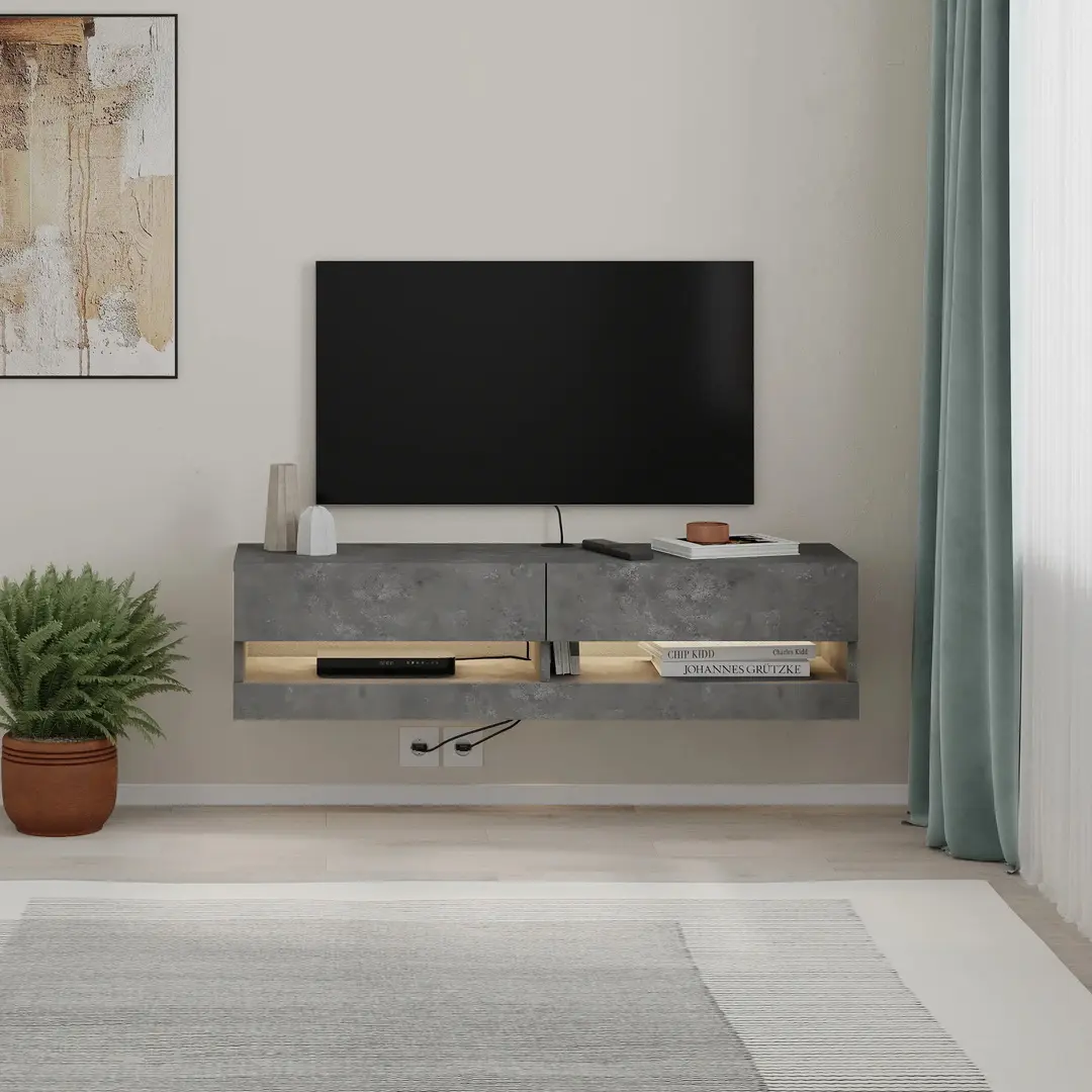 Тумба РТВ Showdeko Moon (Retro Grey)