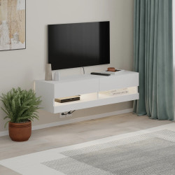 Tumba pentru TV Showdeko Moon (White) Thumb