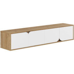 Тумба РТВ Showdeko Spark (Oak/White) Thumb