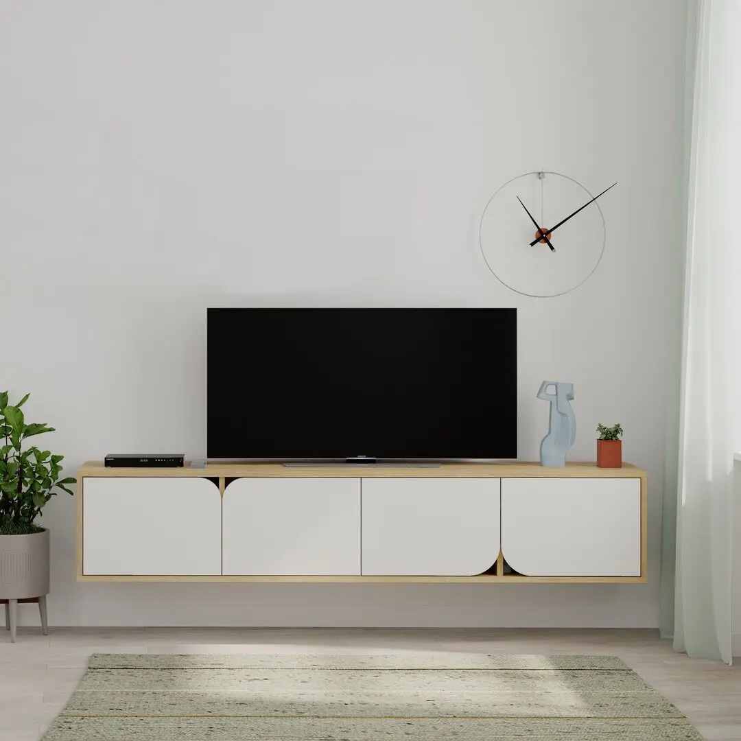Тумба РТВ Showdeko Spark (Oak/White)