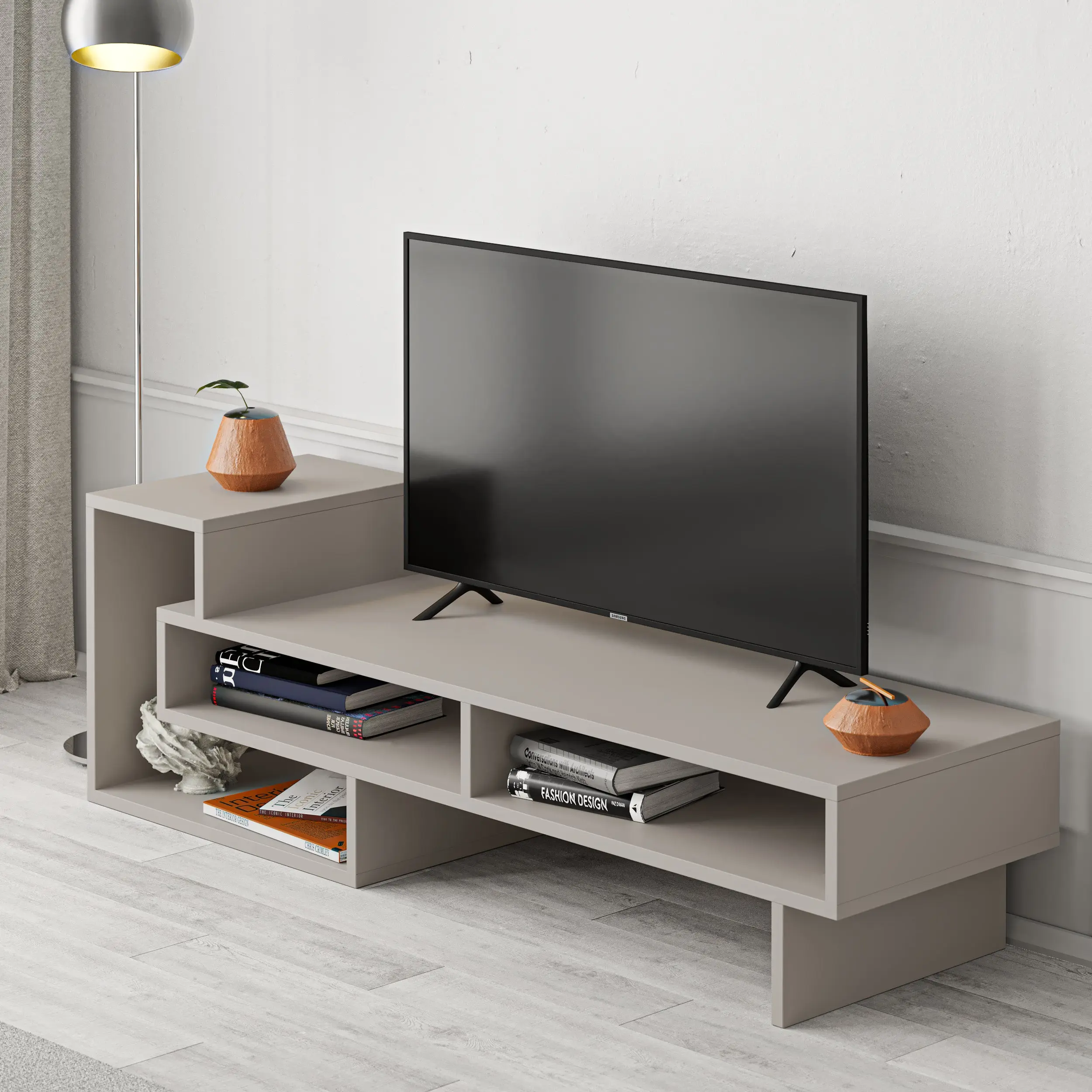 Тумба РТВ Showdeko Tetra (Light Mocha) - 4