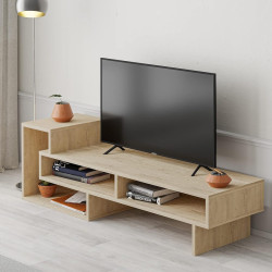 Tumba pentru TV Showdeko Tetra (Oak) Thumb
