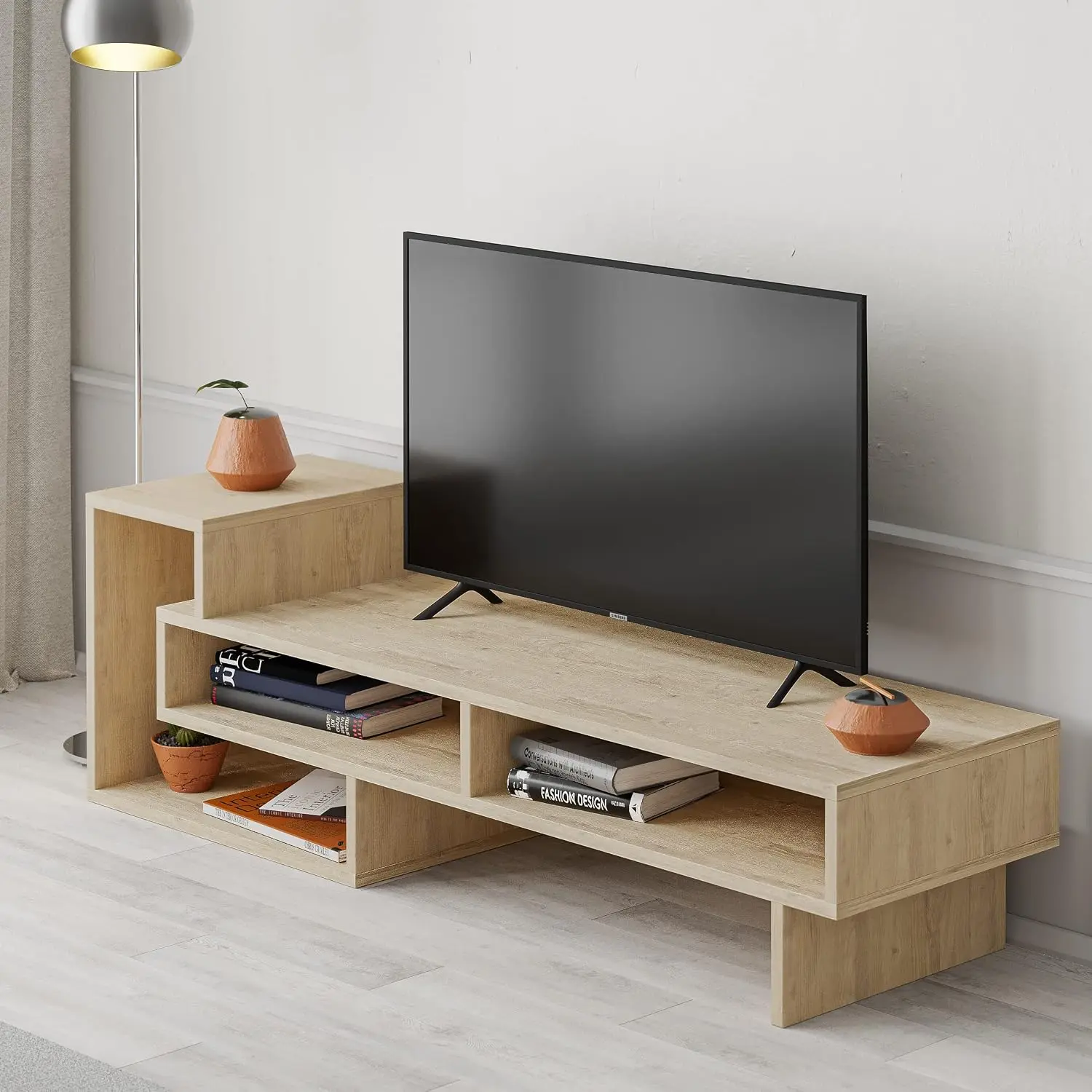 Tumba pentru TV Showdeko Tetra (Oak) - 3